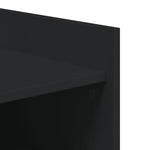 Shoe Cabinet Black 52x37.5x100 cm Engineered Wood - Bargainia.com - 