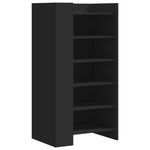 Shoe Cabinet Black 52x37.5x100 cm Engineered Wood - Bargainia.com - 