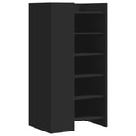 Shoe Cabinet Black 52x37.5x100 cm Engineered Wood - Bargainia.com - 