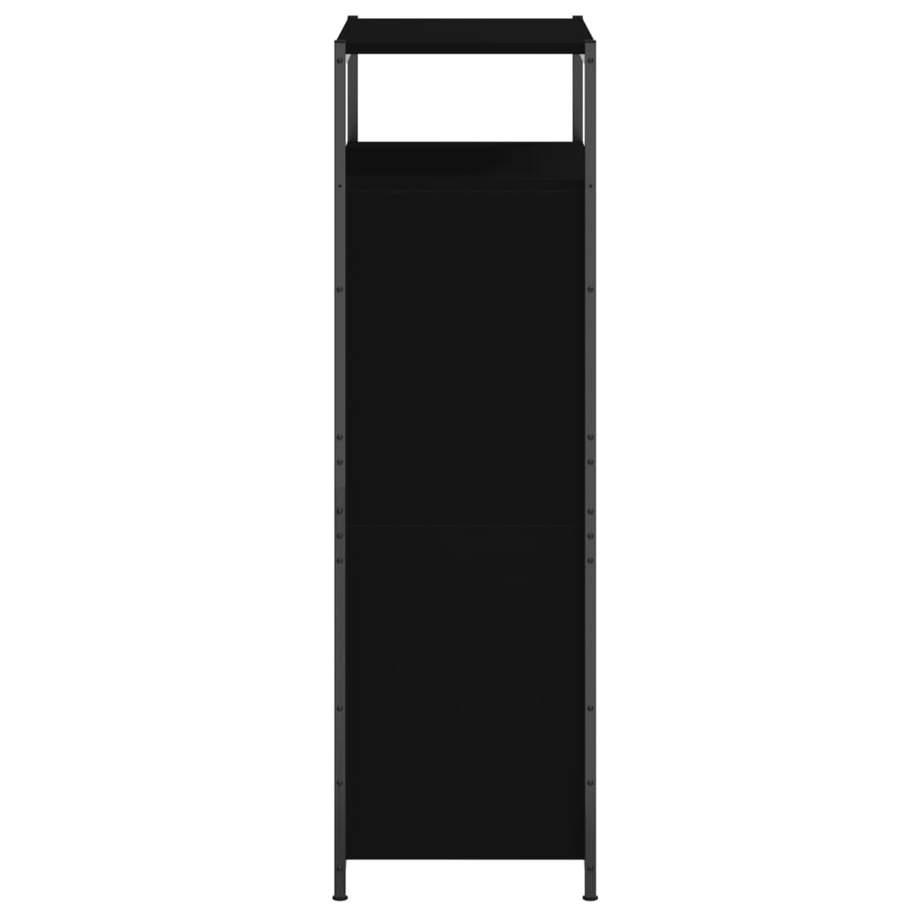 Shoe Cabinet Black 60x34x112 cm Engineered Wood - Bargainia.com - 