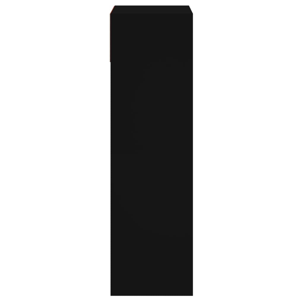 Shoe Cabinet Black 60x34x116 cm Engineered Wood - Bargainia.com - 