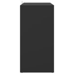 Shoe Cabinet Black 60x35x70 cm Engineered Wood - Bargainia.com - 