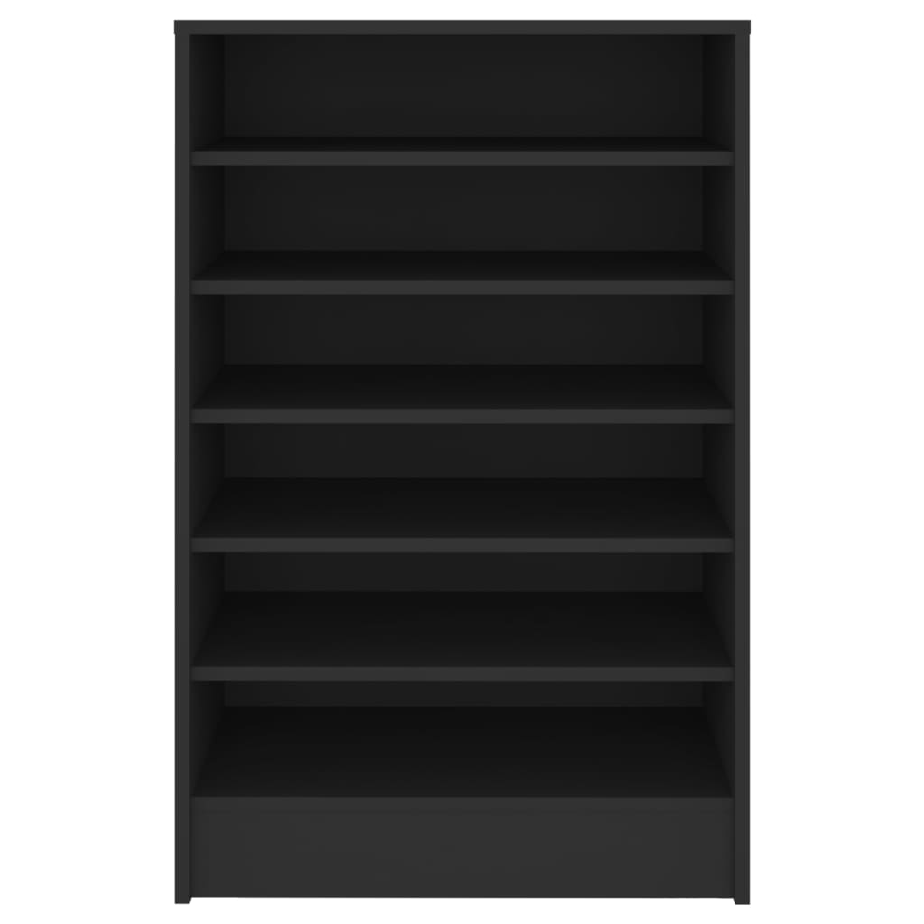 Shoe Cabinet Black 60x35x92 cm Engineered Wood - Bargainia.com - 