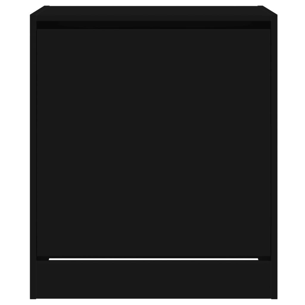 Shoe Cabinet Black 60x42x69 cm Engineered Wood - Bargainia.com - 