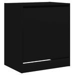Shoe Cabinet Black 60x42x69 cm Engineered Wood - Bargainia.com - 