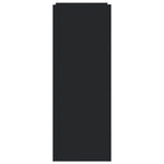 Shoe Cabinet Black 74.5x37.5x100 cm Engineered Wood - Bargainia.com - 