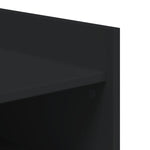 Shoe Cabinet Black 74.5x37.5x100 cm Engineered Wood - Bargainia.com - 