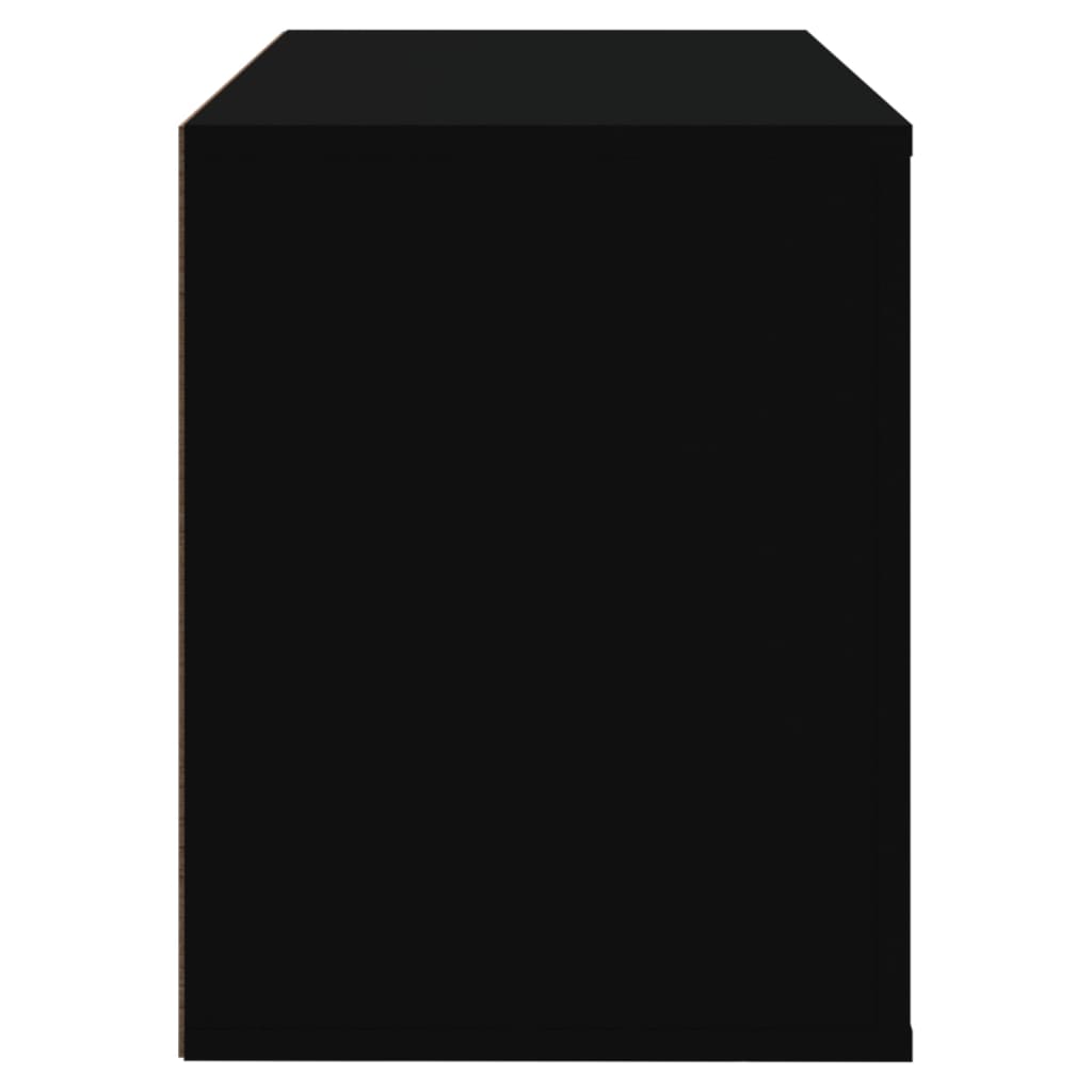Shoe Cabinet Black 80x35x45 cm Engineered Wood - Bargainia.com - 