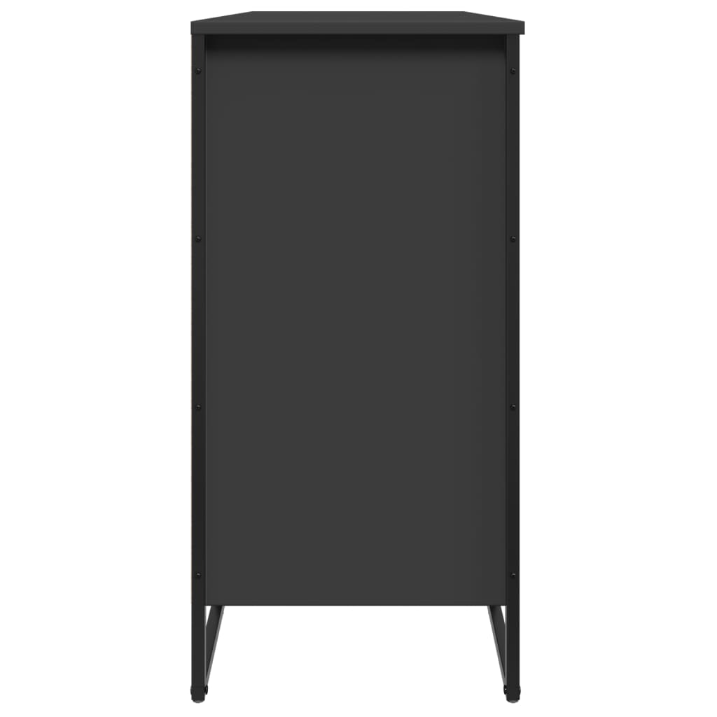 Shoe Cabinet Black 80x38x78 cm Engineered Wood - Bargainia.com - 