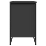 Shoe Cabinet Black 90x38x61.5 cm Engineered Wood - Bargainia.com - 