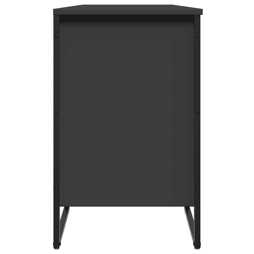 Shoe Cabinet Black 90x38x61.5 cm Engineered Wood - Bargainia.com - 