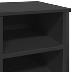 Shoe Cabinet Black 90x38x61.5 cm Engineered Wood - Bargainia.com - 