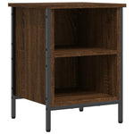 Shoe Cabinet Brown Oak 38x35x50 cm Engineered Wood - Bargainia.com - 