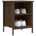 Shoe Cabinet Brown Oak 38x35x50 cm Engineered Wood - Bargainia.com - 