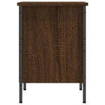 Shoe Cabinet Brown Oak 38x35x50 cm Engineered Wood - Bargainia.com - 