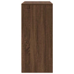 Shoe Cabinet Brown Oak 57x34x76 cm Engineered Wood - Bargainia.com - 