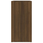 Shoe Cabinet Brown Oak 60x35x70 cm Engineered Wood - Bargainia.com - 