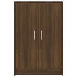 Shoe Cabinet Brown Oak 60x35x92 cm Engineered Wood - Bargainia.com - 