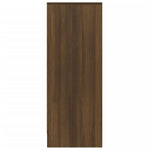 Shoe Cabinet Brown Oak 60x35x92 cm Engineered Wood - Bargainia.com - 
