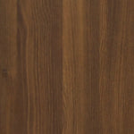 Shoe Cabinet Brown Oak 80x35x45 cm Engineered Wood - Bargainia.com - 