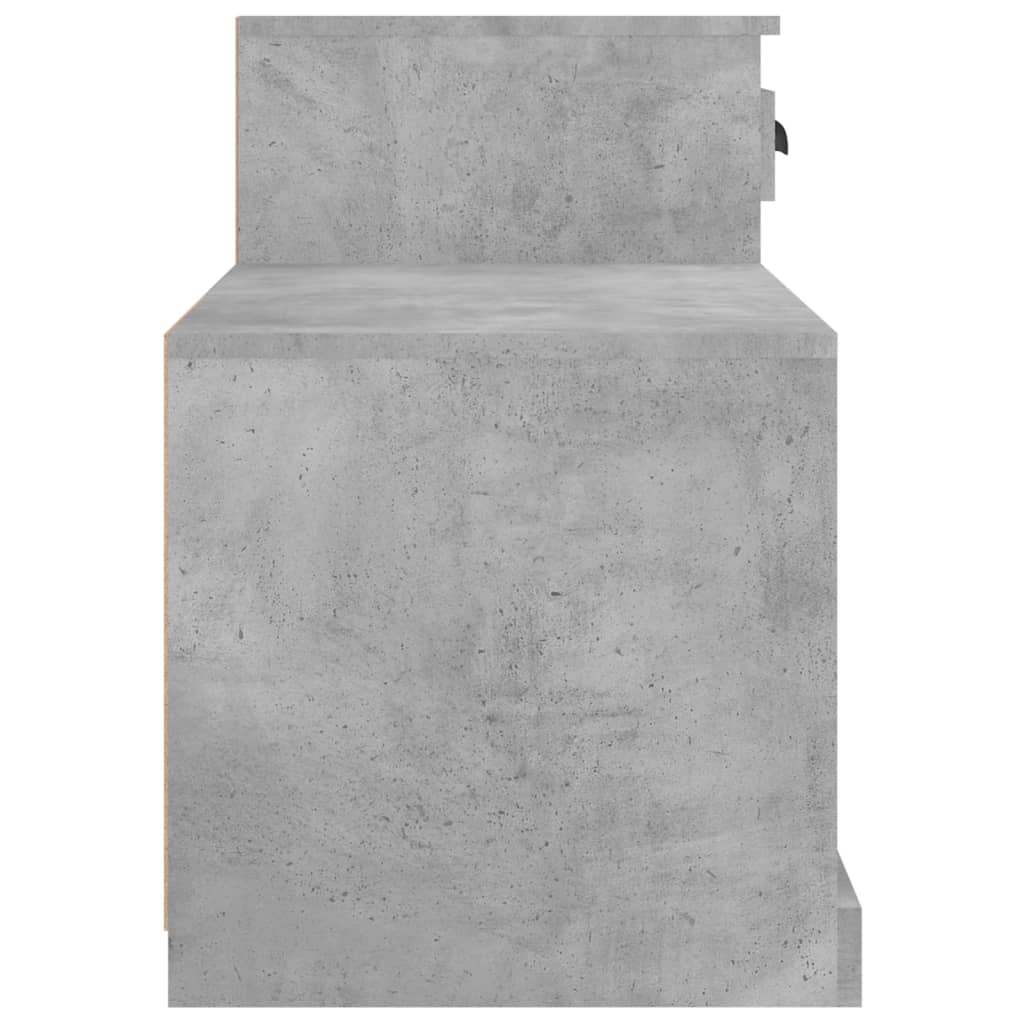 Shoe Cabinet Concrete Grey 100x42x60 cm Engineered Wood - Bargainia.com - 