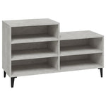 Shoe Cabinet Concrete Grey 102x36x60 cm Engineered Wood - Bargainia.com - 