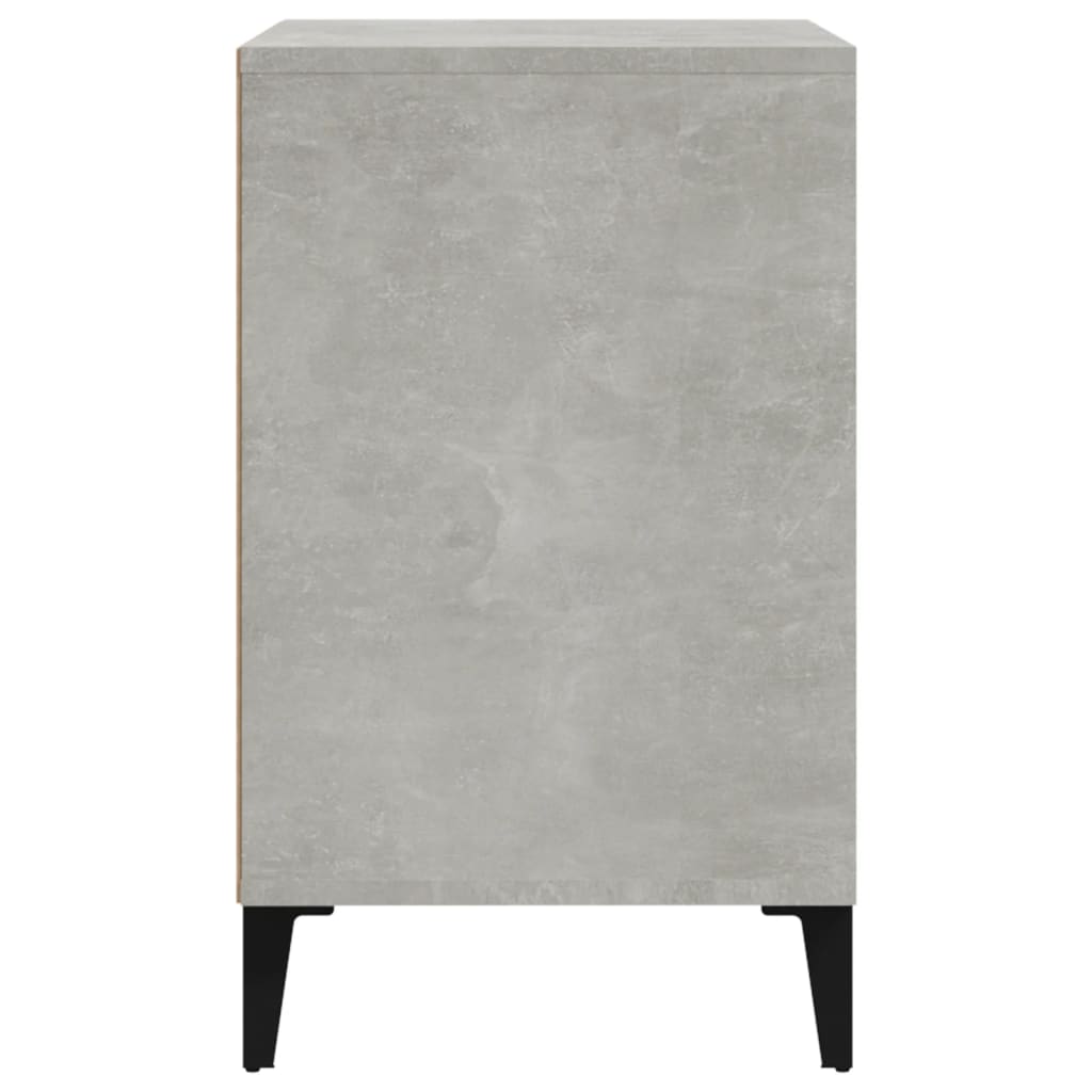 Shoe Cabinet Concrete Grey 102x36x60 cm Engineered Wood - Bargainia.com - 