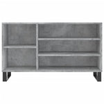 Shoe Cabinet Concrete Grey 102x36x60 cm Engineered Wood - Bargainia.com - 