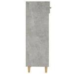 Shoe Cabinet Concrete Grey 30x35x105 cm Engineered Wood - Bargainia.com - 
