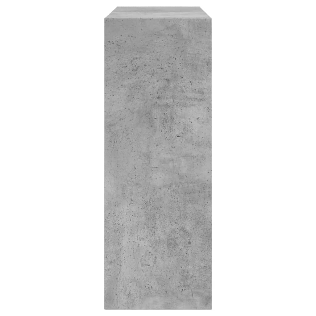 Shoe Cabinet Concrete Grey 60x21x57 cm Engineered Wood - Bargainia.com - 