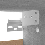 Shoe Cabinet Concrete Grey 60x35x70 cm Engineered Wood - Bargainia.com - 