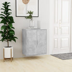 Shoe Cabinet Concrete Grey 60x35x70 cm Engineered Wood - Bargainia.com - 