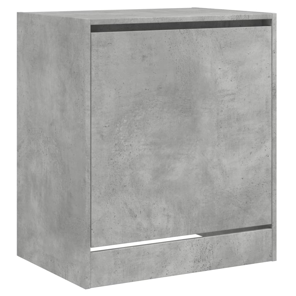 Shoe Cabinet Concrete Grey 60x42x69 cm Engineered Wood - Bargainia.com - 