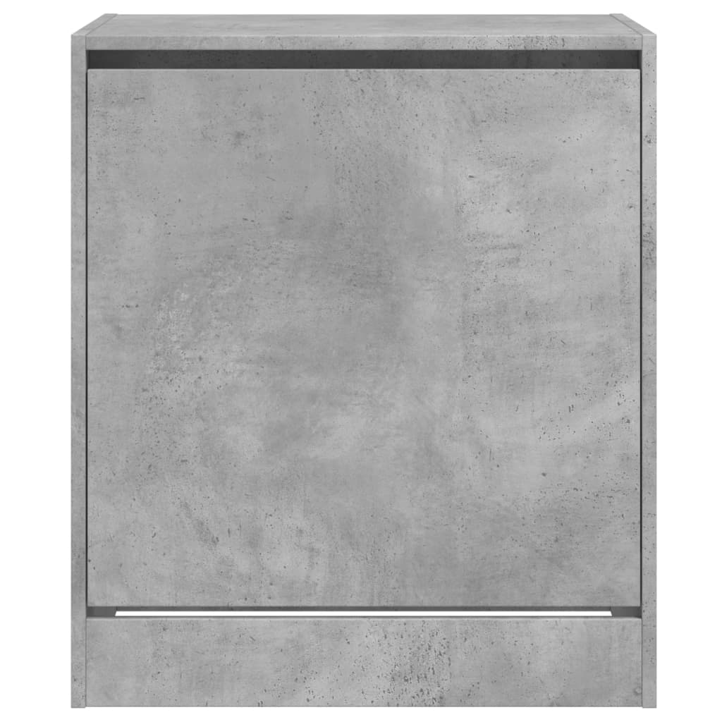 Shoe Cabinet Concrete Grey 60x42x69 cm Engineered Wood - Bargainia.com - 
