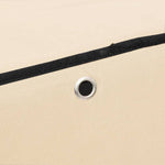 Shoe Cabinet Cream 60x28x90 cm Fabric - Bargainia.com - 