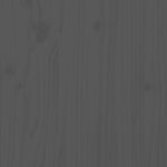 Shoe Cabinet Grey 30x34x105 cm Solid Wood Pine - Bargainia.com - 