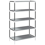 Shoe Cabinet Grey 60.5x30x97 cm Non - woven Fabric - Bargainia.com - 