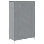 Shoe Cabinet Grey 60.5x30x97 cm Non - woven Fabric - Bargainia.com - 