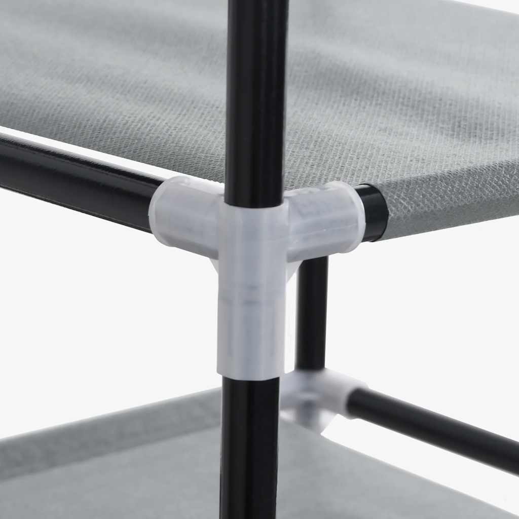 Shoe Cabinet Grey 60.5x30x97 cm Non - woven Fabric - Bargainia.com - 