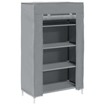 Shoe Cabinet Grey 60.5x30x97 cm Non - woven Fabric - Bargainia.com - 