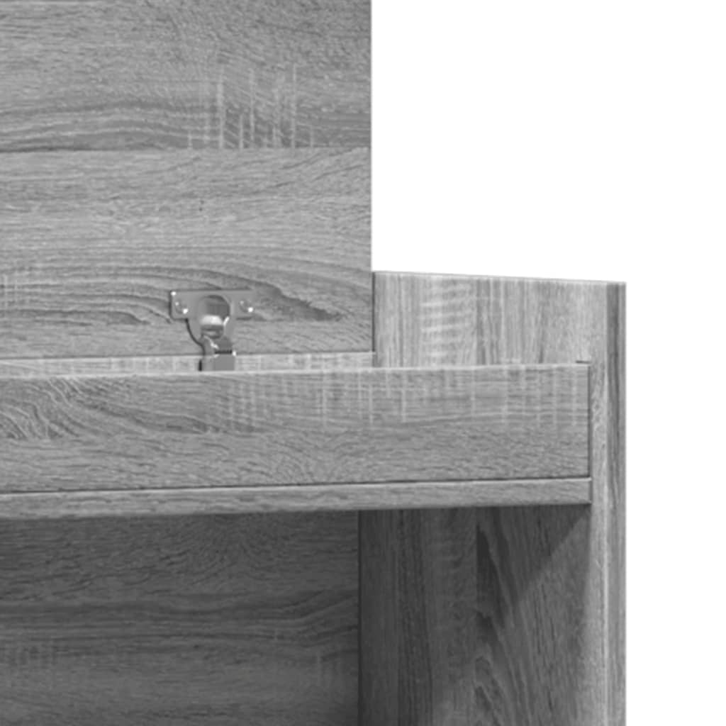 Shoe Cabinet Grey Sonoma 100.5x28x100 cm Engineered Wood - Bargainia.com - 8721012493292 - 840427