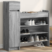 Shoe Cabinet Grey Sonoma 100.5x28x100 cm Engineered Wood - Bargainia.com - 8721012493292 - 840427