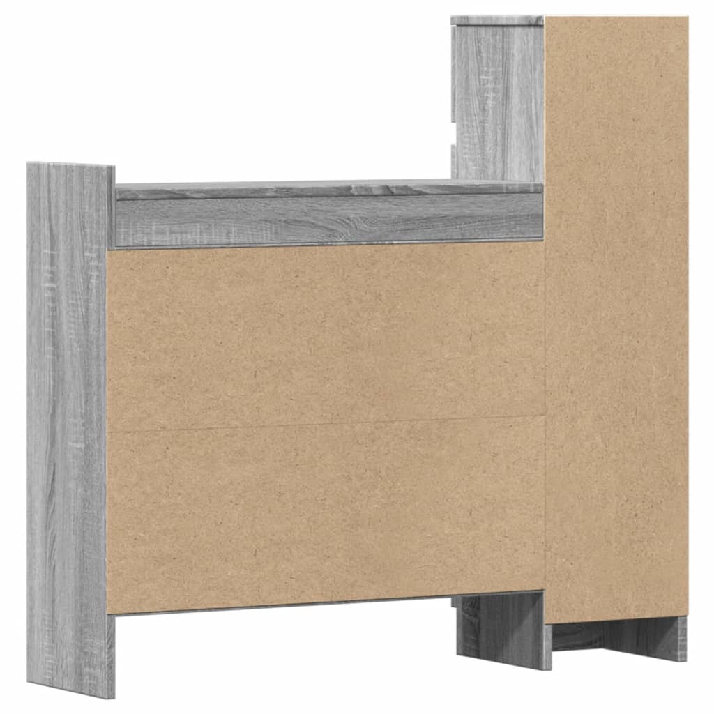 Shoe Cabinet Grey Sonoma 100.5x28x100 cm Engineered Wood - Bargainia.com - 8721012493292 - 840427
