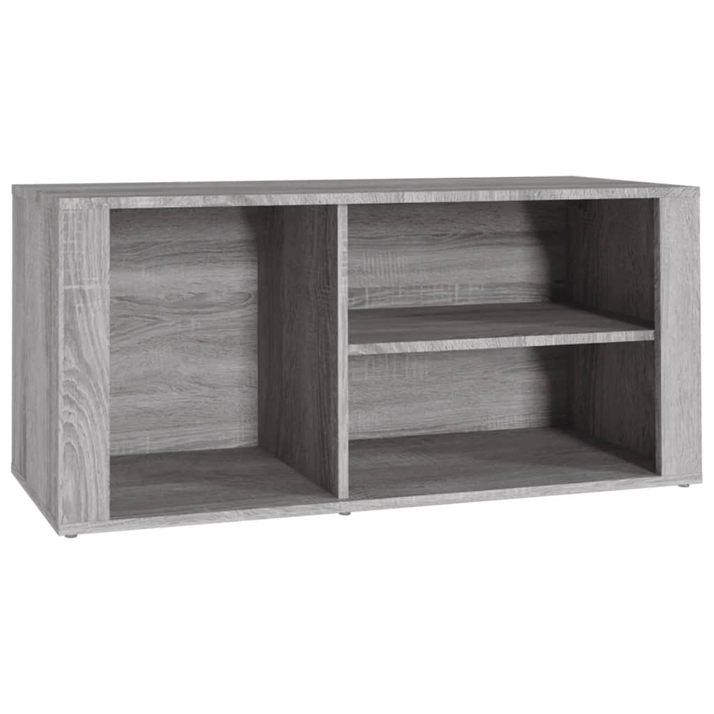 Shoe Cabinet Grey Sonoma 100x35x45 cm Engineered Wood - Bargainia.com - 