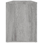 Shoe Cabinet Grey Sonoma 100x35x45 cm Engineered Wood - Bargainia.com - 