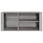 Shoe Cabinet Grey Sonoma 100x35x45 cm Engineered Wood - Bargainia.com - 