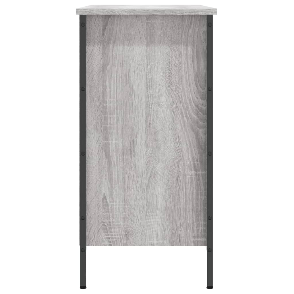 Shoe Cabinet Grey Sonoma 100x35x70 cm Engineered Wood - Bargainia.com - 