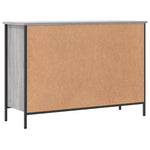 Shoe Cabinet Grey Sonoma 100x35x70 cm Engineered Wood - Bargainia.com - 