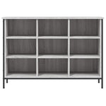 Shoe Cabinet Grey Sonoma 100x35x70 cm Engineered Wood - Bargainia.com - 