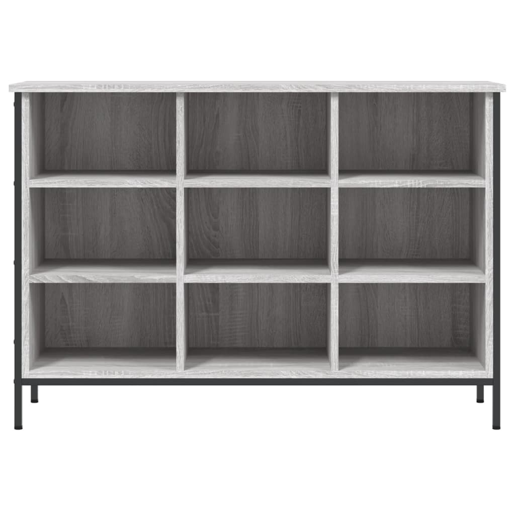 Shoe Cabinet Grey Sonoma 100x35x70 cm Engineered Wood - Bargainia.com - 